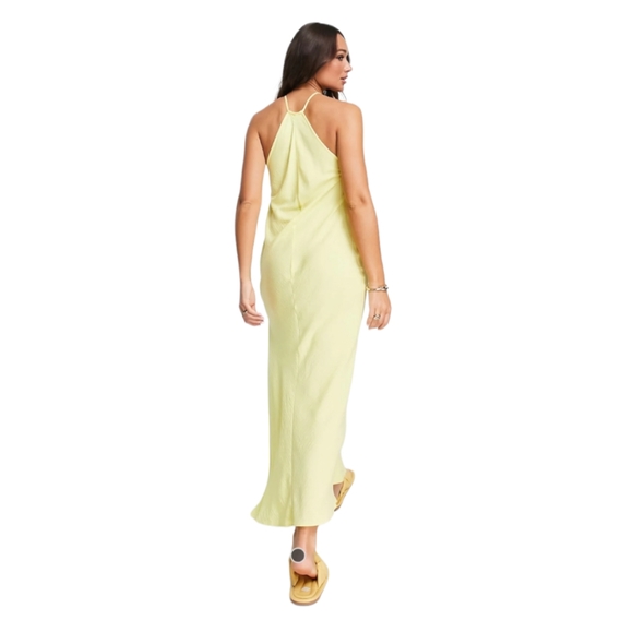 NWT ASOS Design Yellow Maxi Dress (2) 💛🌴 - Picture 4 of 8